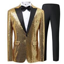 P 91595 Shiny Sequin Suit for Performance ��Ƭ�ݳ���װ