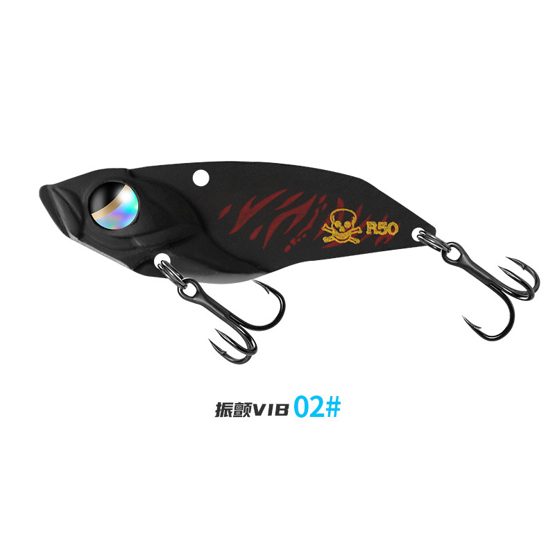 Aohu バイブ ルアー ショベル バイブ ルアー ハードベイト 4X 強化 3 フック漁具アクセサリー マイクロオブジェクト バイブ卸売