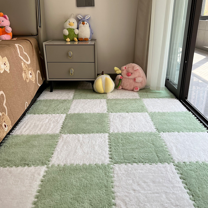 豪華なカーペット、寝室の部屋、ベッドサイドブランケット、子供用ハイハイスプライシングフロアマット、バルコニー出窓マット、カット可能|undefined