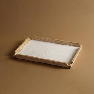 High-End Modern Simple Creative Solid Wood Horse Hair Tray Decoration Ornaments Living Room Bedroom Study Desktop Tissue Box