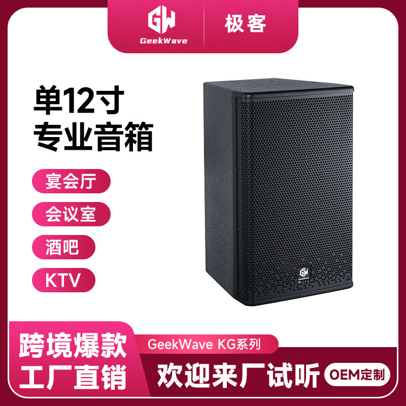 カスタマイズされたシングル 12inch 木製スピーカー会議室トレーニング教室ホームバー KTV ハイパワープロフェッショナルオーディオ|undefined