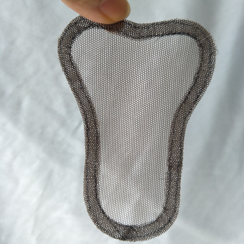 T-shaped small hair piece hand-woven wig net bottom accessories hand hook reissue mini heart-shaped butterfly net bottom factory direct supply