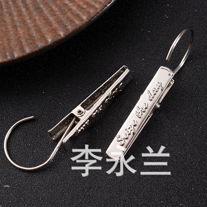 窗帘夹子 大钩子窗帘夹 英文符号窗帘夹子