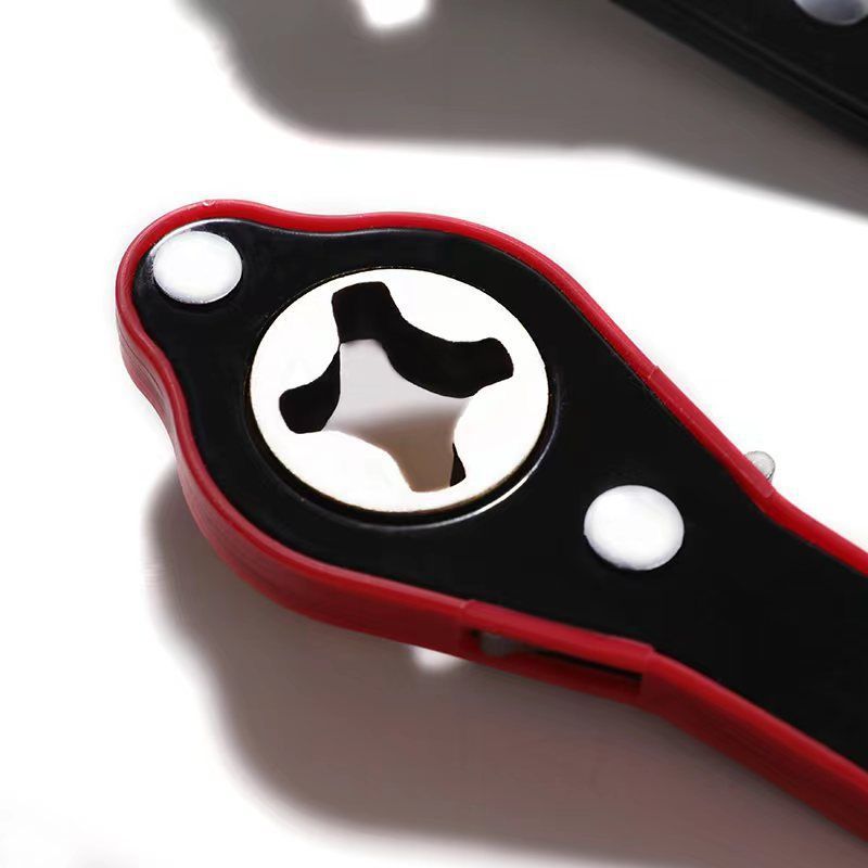 Llave de ahorro de fuerza para gato de coche, herramienta de llave de cambio de neumático para automóvil, manivela de trinquete, techo de oro