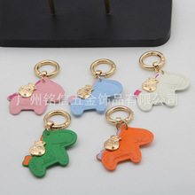 创意爆款生肖小马马上有钱汽车钥匙扣挂件男女式小礼品工厂批发