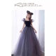 Purple Evening Dress Female Classy Banquet Adult Ceremony Host Elegant Accessible Luxury French Student Art Exam Dress Long Skirt