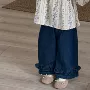 儿童女童新品木耳边长裤