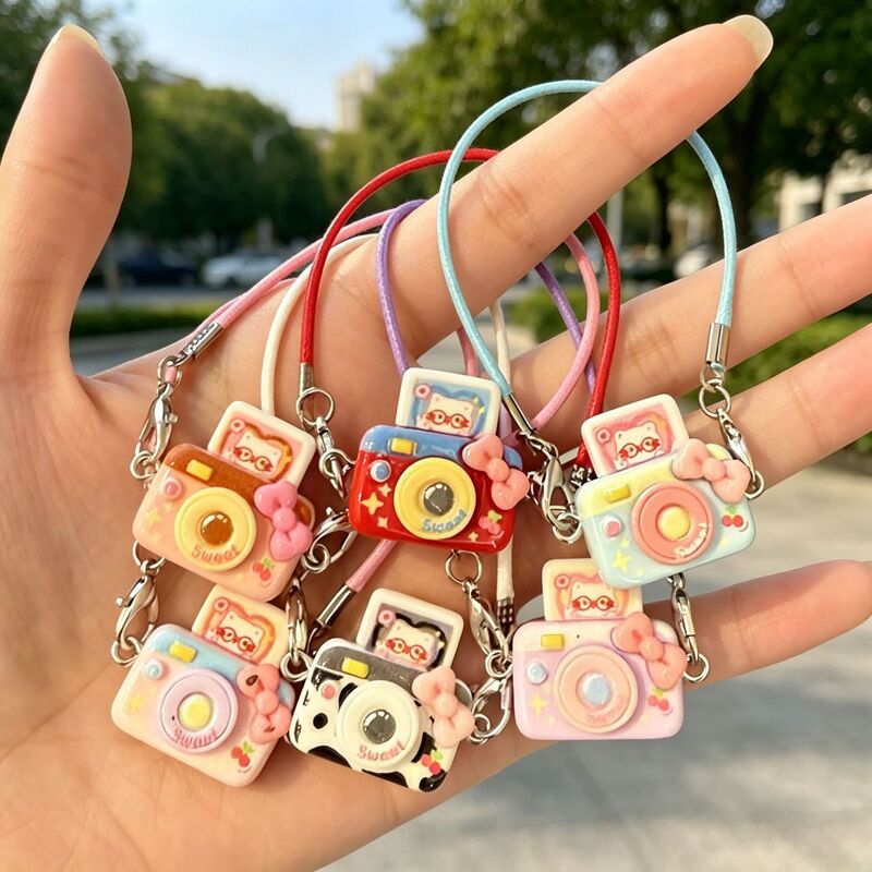 Cute Meow Meow Camera Cartoon Keychain Pendant Student Fresh Simple Backpack Sweet Versatile Gift Wholesale Cute Meow Meow Camera Cartoon Keychain Pendant Student Fresh Simple Backpack Sweet Versatile Gift Wholesale