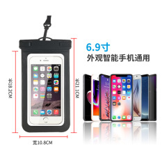 Swimming and diving mobile phone waterproof bag wholesale tpu smart touch screen waterproof mobile phone bag transparent mobile phone waterproof protection