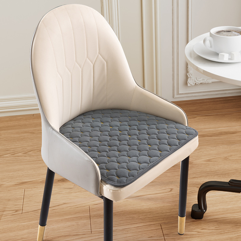 Cojín de lujo ligero cojín de silla de oficina asiento largo en forma de herradura cuatro estaciones cojín universal Silla de comedor cojín taburete cojín a tope antideslizante image 11