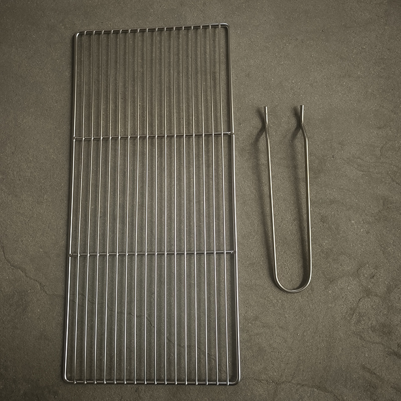 Clip de pescado de parrilla de acero inoxidable engrosado parrilla de parrilla comercial gran parrilla de parrilla doméstica parrilla de parrilla de parrilla plegable