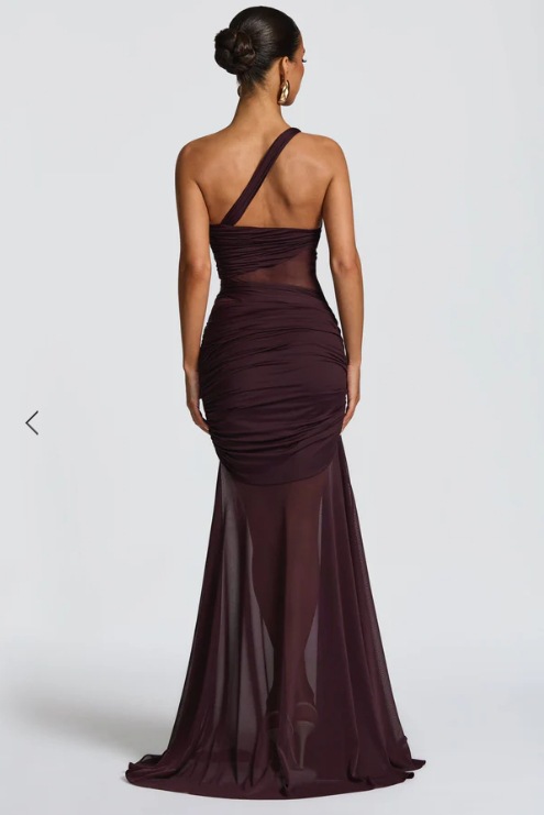 Off-Shoulder See Through Pleated Dress American Style Sexy Bodycon Slim Fit Hot Girl Fashion_ecoleips.com
