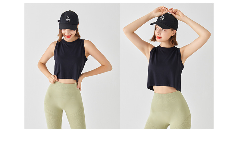 New Exercise Yoga Clothes Women's Quick-Drying Loose Top Versatile Casual Blouse Sweat-Absorbent Breathable T-shirt Thin Spring And Summer display picture 2