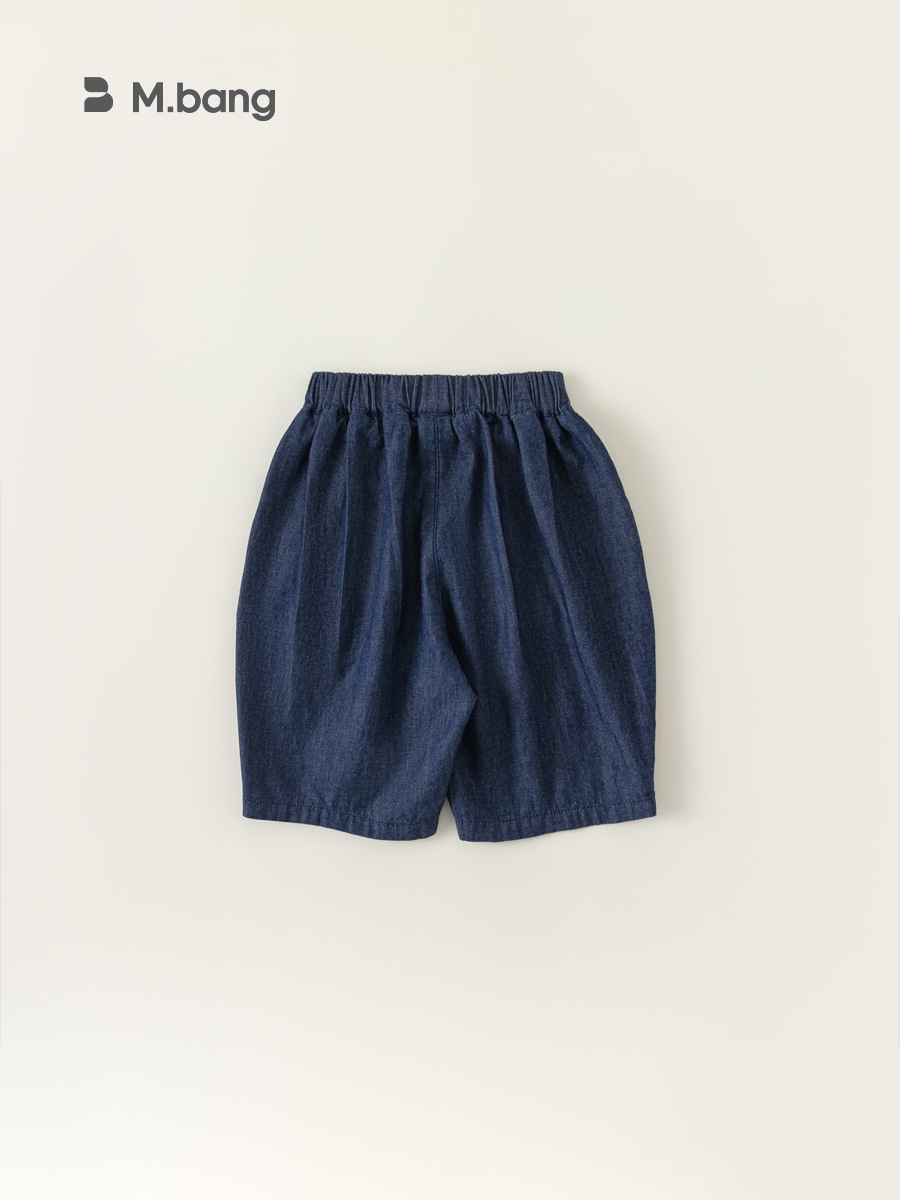 Youbao ropa para niños, pantalones para niños, jeans casuales para niños, pantalones cortos para bebés de verano, tendencia suelta XK83095 image 4