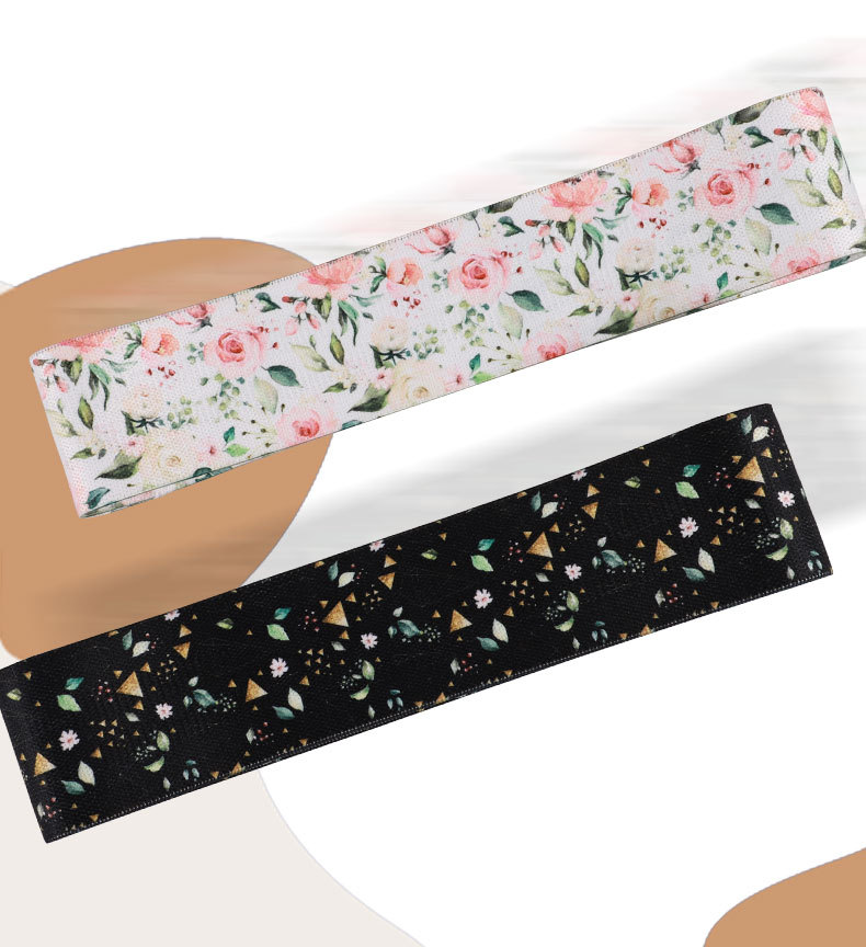 Hip yoga banda elástica látex seda poliéster algodón banda de tensión anillo de cadera sentadillas banda de resistencia yoga banda de tensión ejercicio