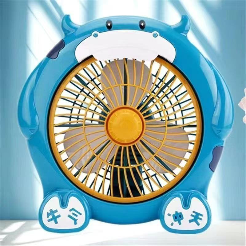 漫画扇風機デスクトップ学生寮かわいいミニファン小型軽音オフィスページファンホーム|undefined