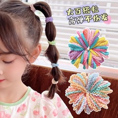 子供用キャンディーカラーのゴムバンドベビーヘッドバンドは髪を傷つけません高弾性ゴムバンドかわいい女の子のヘアアクセサリーヘアネクタイ