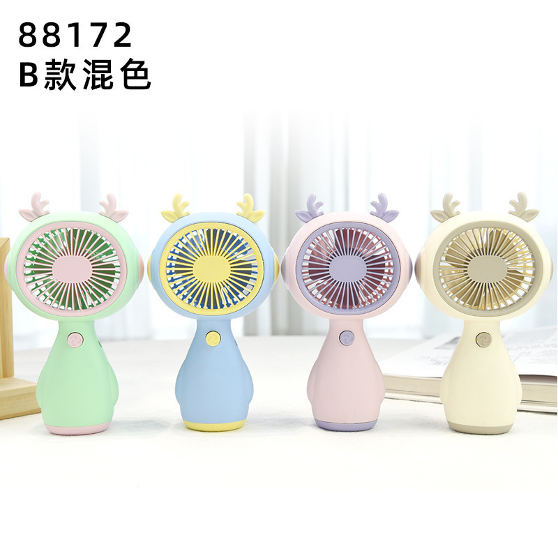 創造的な新型ミニ子供用手持ち扇風機、学生向けポータブルUSB充電式扇風機|undefined