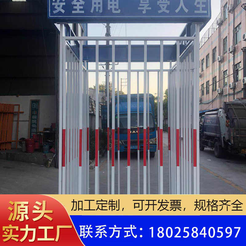 一级配电箱防护棚道路施工电柜防雨棚配电箱防护栏氧气乙炔防护棚