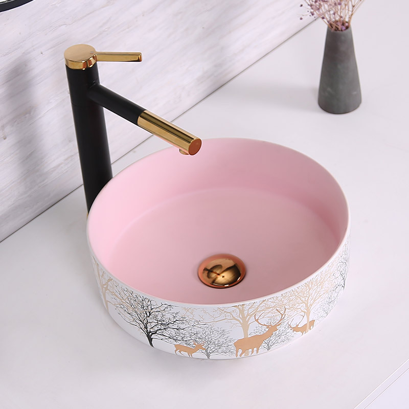 3127 ciervo de oro rosa 360 * 360 * 120