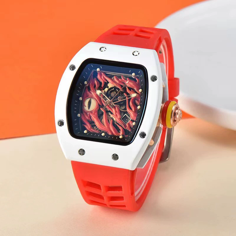 Mechanical glowing bike cassette, waterproof trend watch, universal quartz watches for men and women