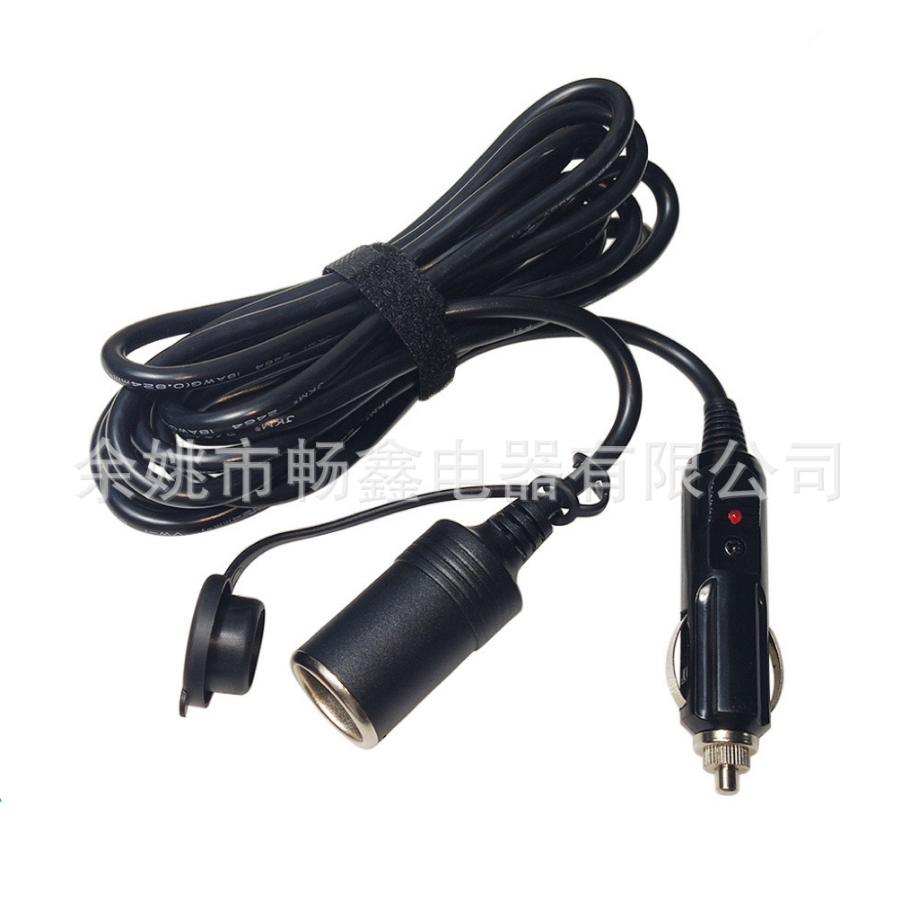 车载点烟器带防尘盖 美式点烟器 带开关 汽车使用 新能源