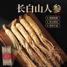 长白山人参批发东北特产整根全须生晒参干参泡茶水煲汤人参