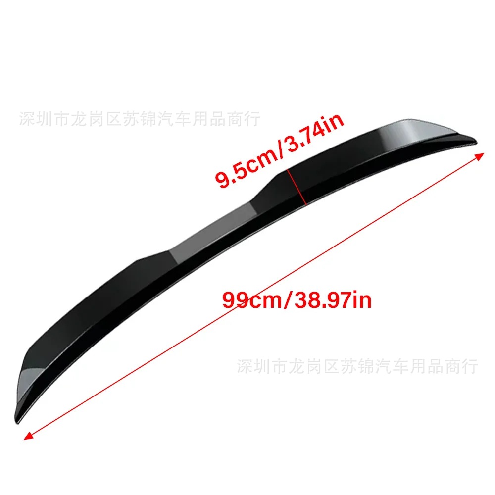 Cross-Border Hot-Selling Car Modification Universal Suv Hatchback Rear Wing Adhesive-Type No-Drill Trunk Spoiler Wing