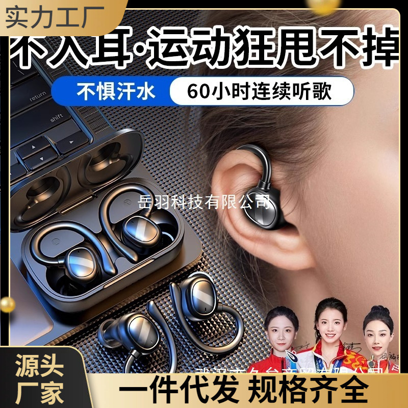 Bluetooth headphones, wireless, over-ear design, perfect for sports, running, and fitness – won’t fall off. New 2025 model, suitable for both men and women, comfortable for long-term wear
