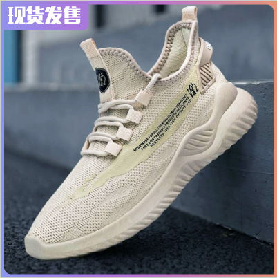 Dropshipping Men's Shoes 2025 Summer New Sports Shoes Mesh Breathable Trendy Shoes for Men Cross-Border Wholesale Casual Shoes for Men