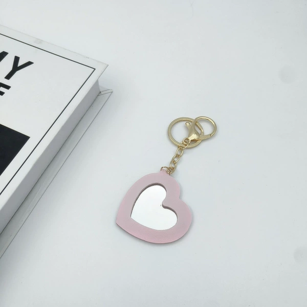(Pink) Single mirror + button