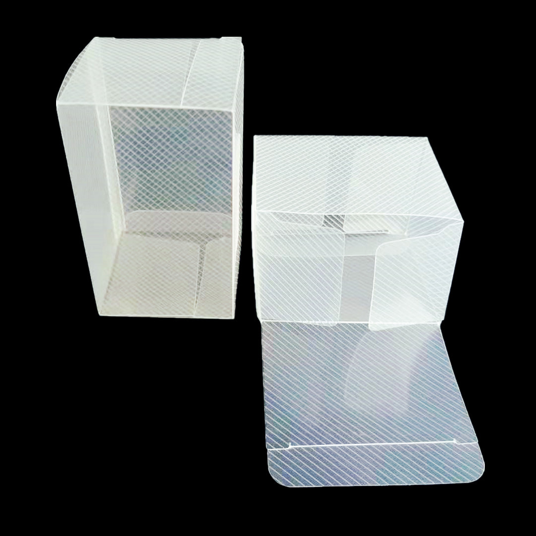 厂家批发直供音响包装PP高透明斜纹胶盒电子礼品包装PP磨砂塑料盒