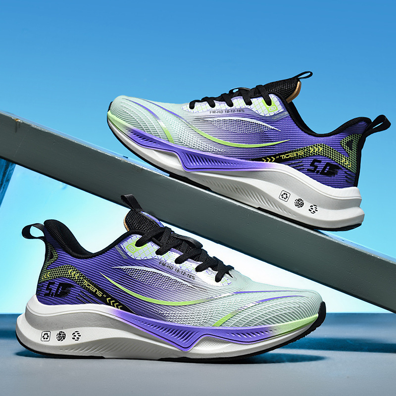 Gran tamaño 464748 zapatos de moda para hombres zapatos casuales zapatos deportivos casuales de carbono para hombres zapatos de corrida de malla transpirable