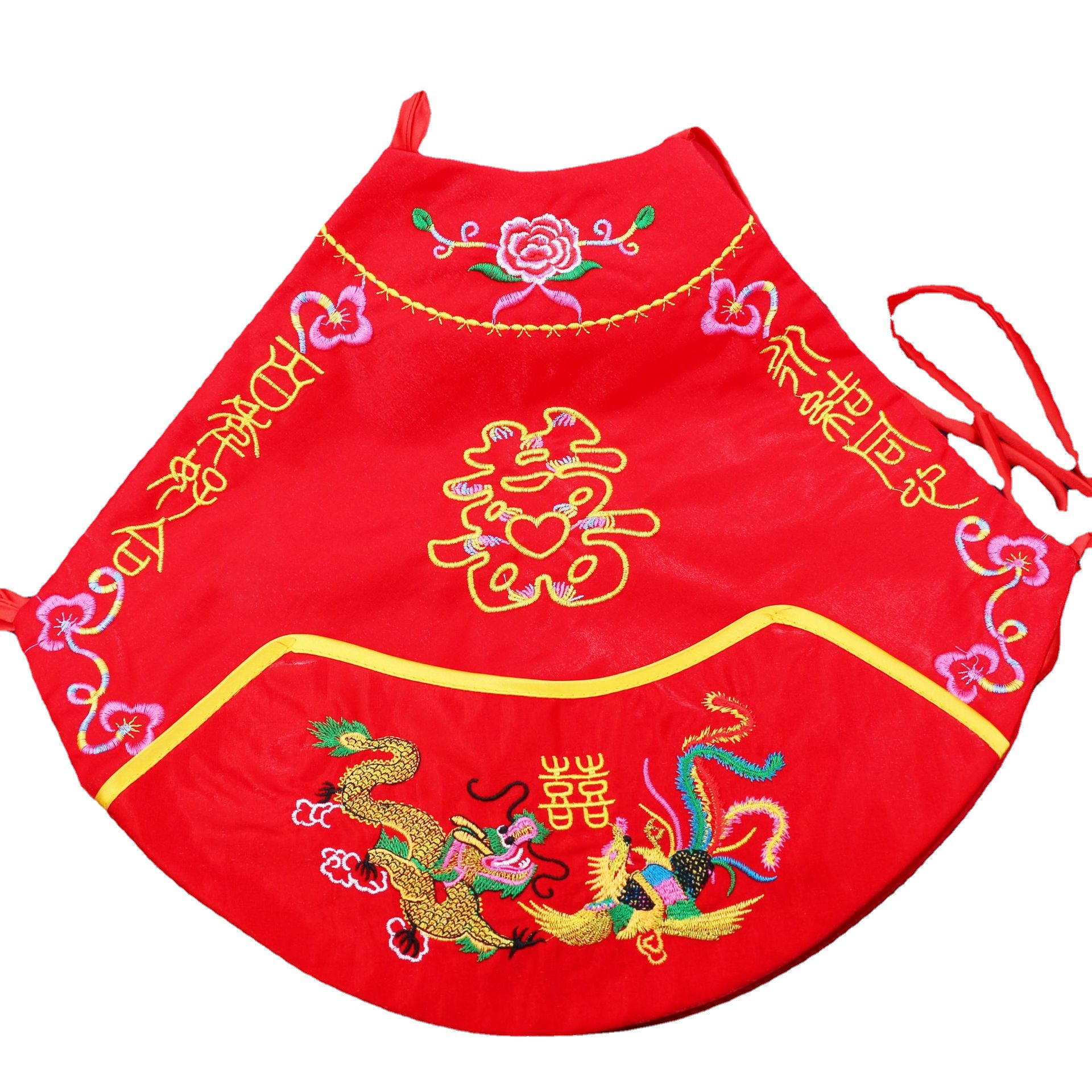 Boda mandarín pato adulto bellyband bordado semi-hecho a mano boda con bolsillos boda tradicional festivo adulto bellyband