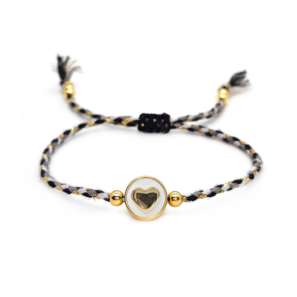 Style IG Style Moderne Style Classique Géométrique Rond Le Cuivre Perlé Bracelets 1 Pièce display picture 6