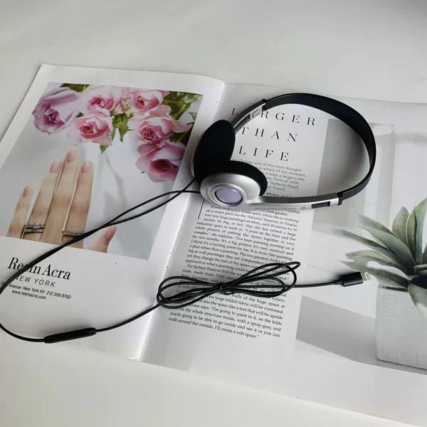Apple, pink-purple purple headphones, upgraded version