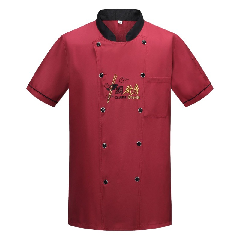 Chef ropa de trabajo manga larga Otoño e Invierno traje de los hombres restaurante trasero ropa de cocina más tamaño comedor cantina chef ropa manga corta