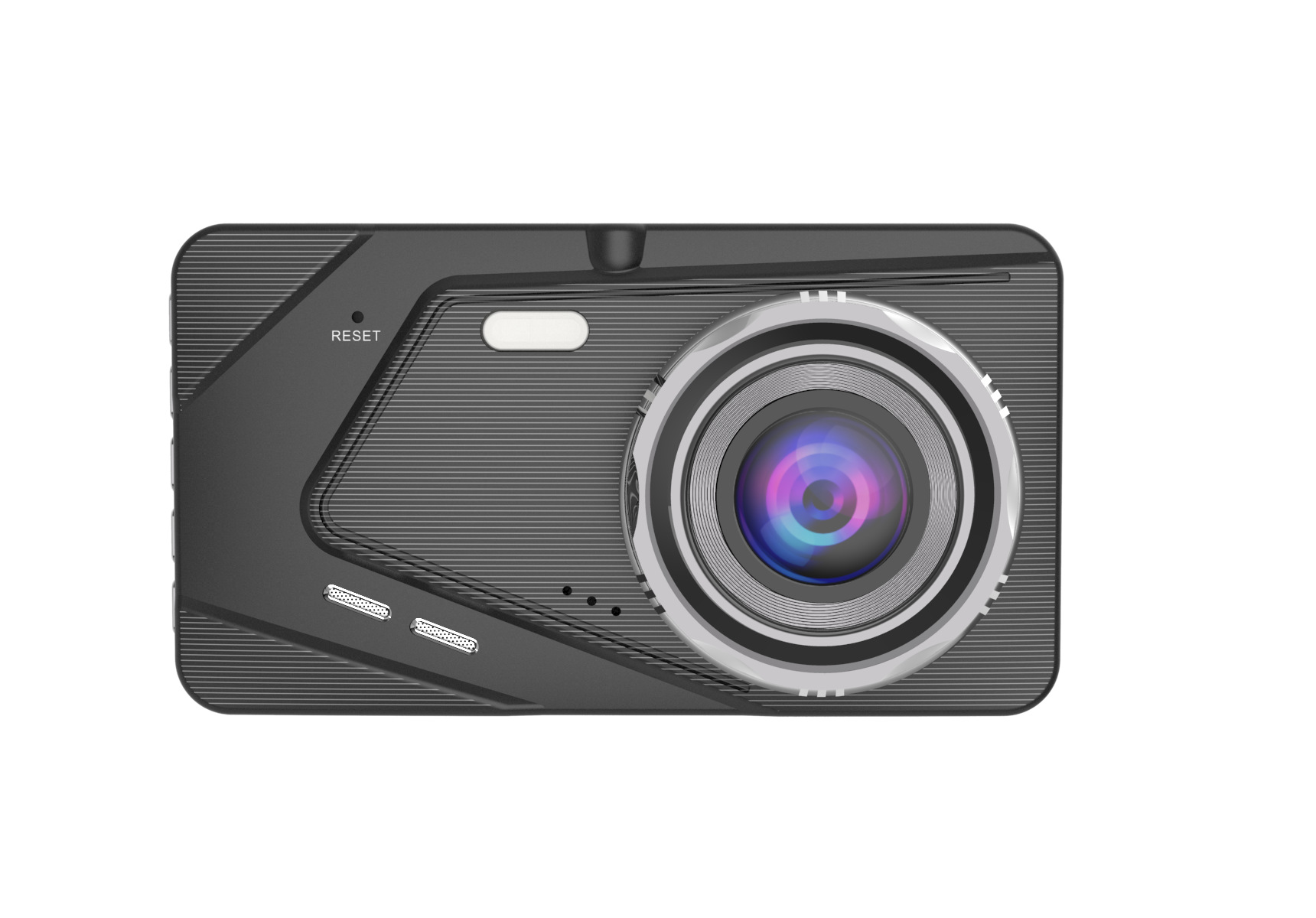 Metal 4inch Touch Ips Dual Lens 1080P2.5D Hidden Car Night Vision Dvr Dash Cam