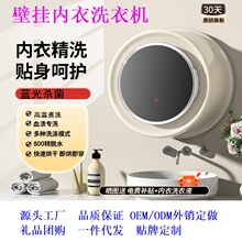 工厂现货壁挂内衣内裤袜子迷你滚筒洗衣机洗烘一体小型洗衣机