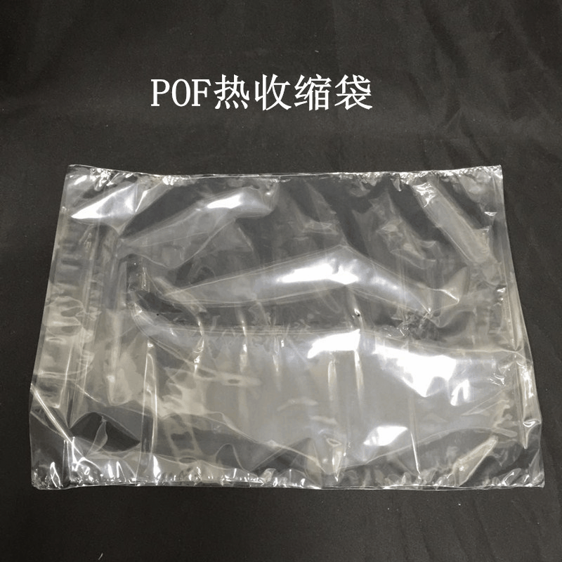 厂家批发 POF热收缩膜 弧形挂耳袋两头通定制 单片对折桶卷膜加厚|ms