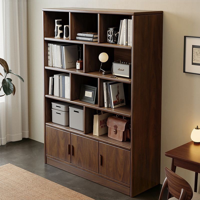 Gabinete de archivos de oficina Gabinete de archivos de madera Gabinete de archivos de madera simple y moderno con puertas Gabinete de almacenamiento multicapa