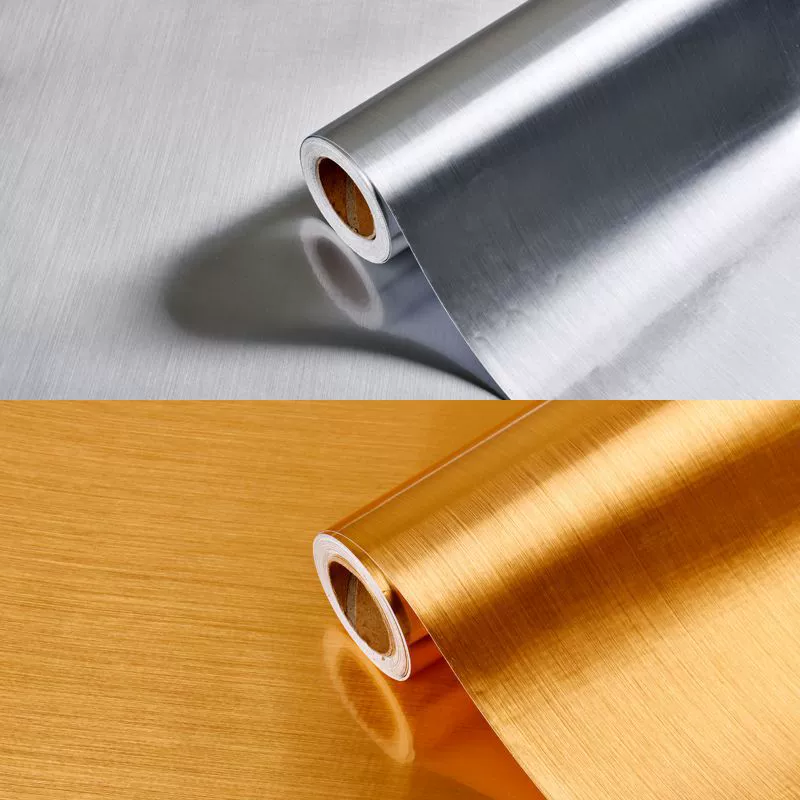 Оптовая металлический цвет матовые самоклеящиеся наклейки для ремонта холодильника водонепроницаемые влагостойкие декоративные настенные наклейки кухонная плита водонепроницаемая