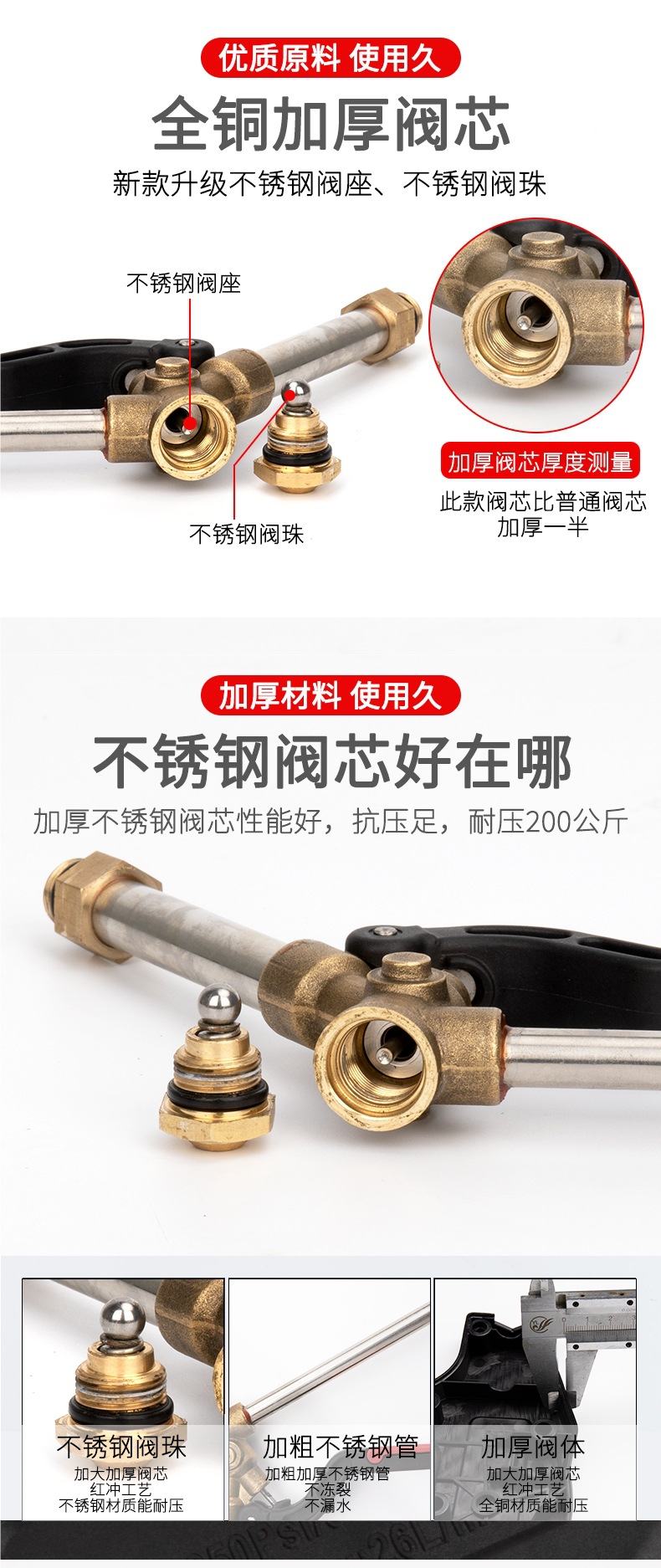 Car Wash Shop Special Supercharged High-Pressure Water Gun Head Car Wash Machine Gun Head Black Cat Powerful Cleaning Machine Quick Plug Car Spray Gun