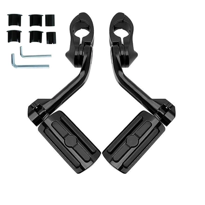 Harley Suitable for Gliding Double Lights Highway Fat Boy Flagship Road King Street Refitting Bars Rest Pedal Cruise Pedal