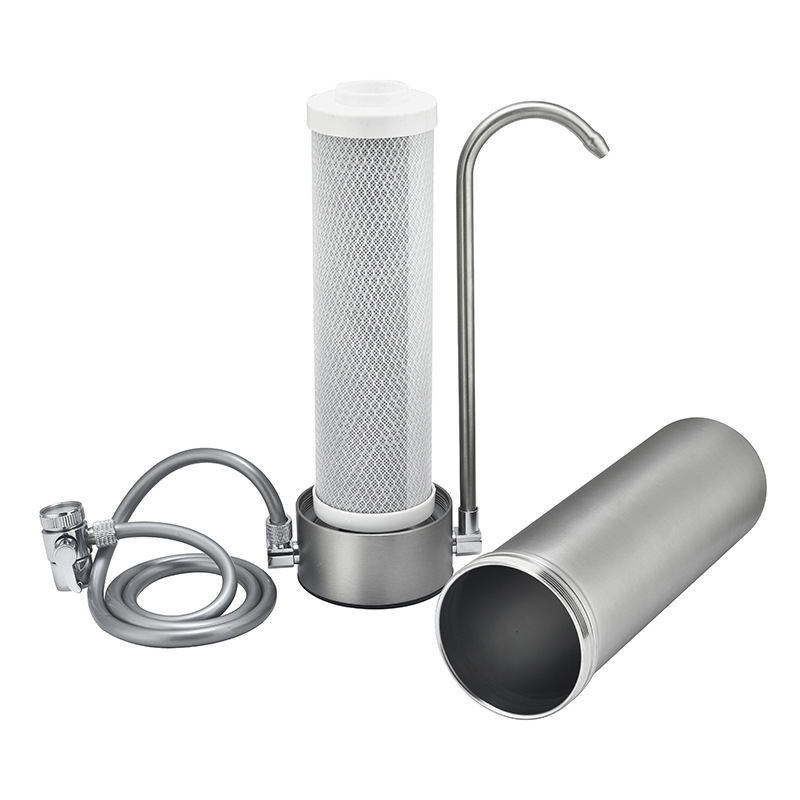 Nuevo acero inoxidable de escritorio Tianqin purificador de agua doméstico de agua de beber directa cocina de gran flujo delantero purificador de agua