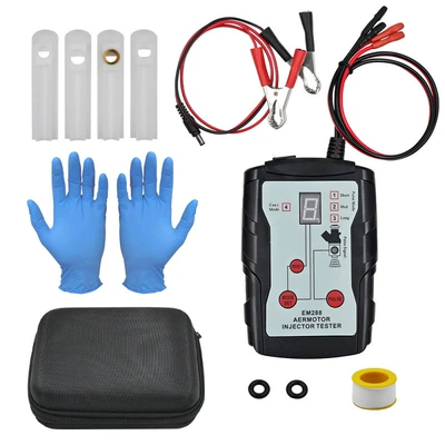 Fuel Injector Tester Cleaning: Avtomobil diaqnostika alətləri - host-black-4-cleaners