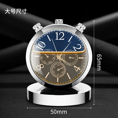 fragrance car high-end clock gold: Perfplant seat - large-silver-watch-ornaments-orange-cologong