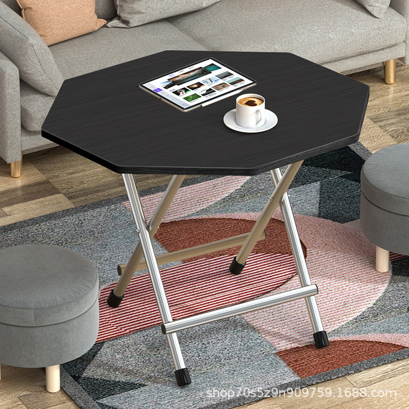 Mesa plegable simple mesa de comedor dormitorio plegable casa de alquiler mesa pequeña cabina de niñas