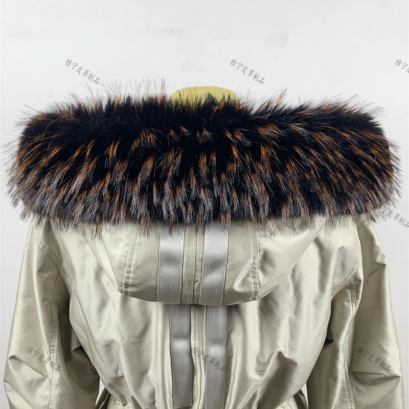 검정 바탕 빨간 뾰족코 [인조 라쿤털]