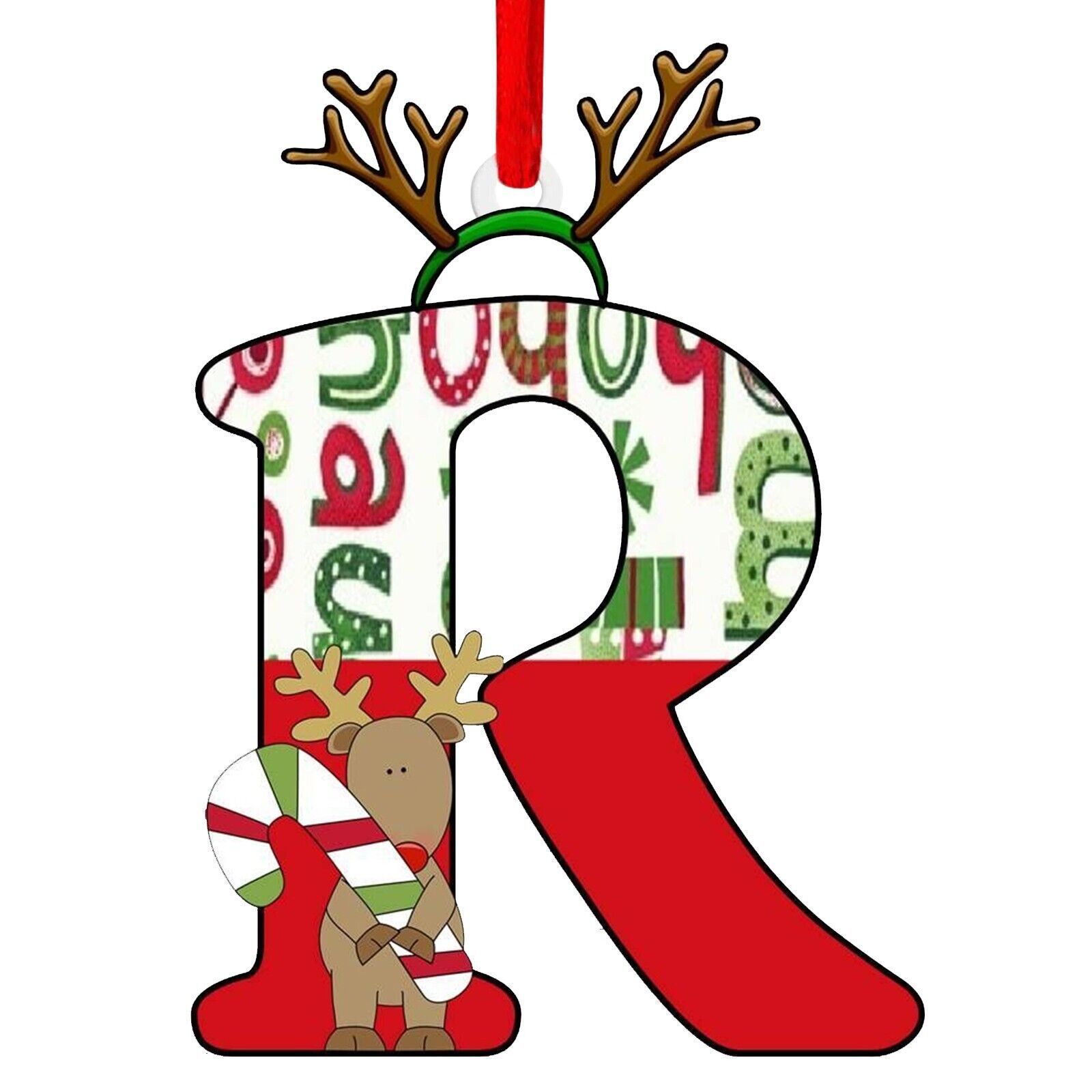Nuevo alfabeto inglés creativo transfronterizo acrílico plano árbol de Navidad decorativo regalo de decoración de fiesta image 23